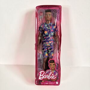 2020 Barbie Ken Fashionistas Boy Doll #162 Rooted Hair African American Age 3+